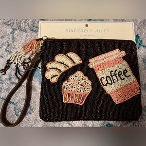 NWT Sincerely Jules beaded wristlet